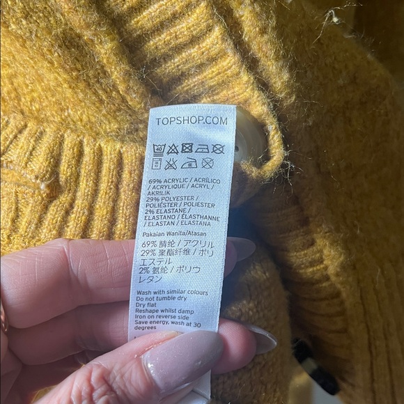 Topshop balloon sleeve cardigan - Picture 3 of 6